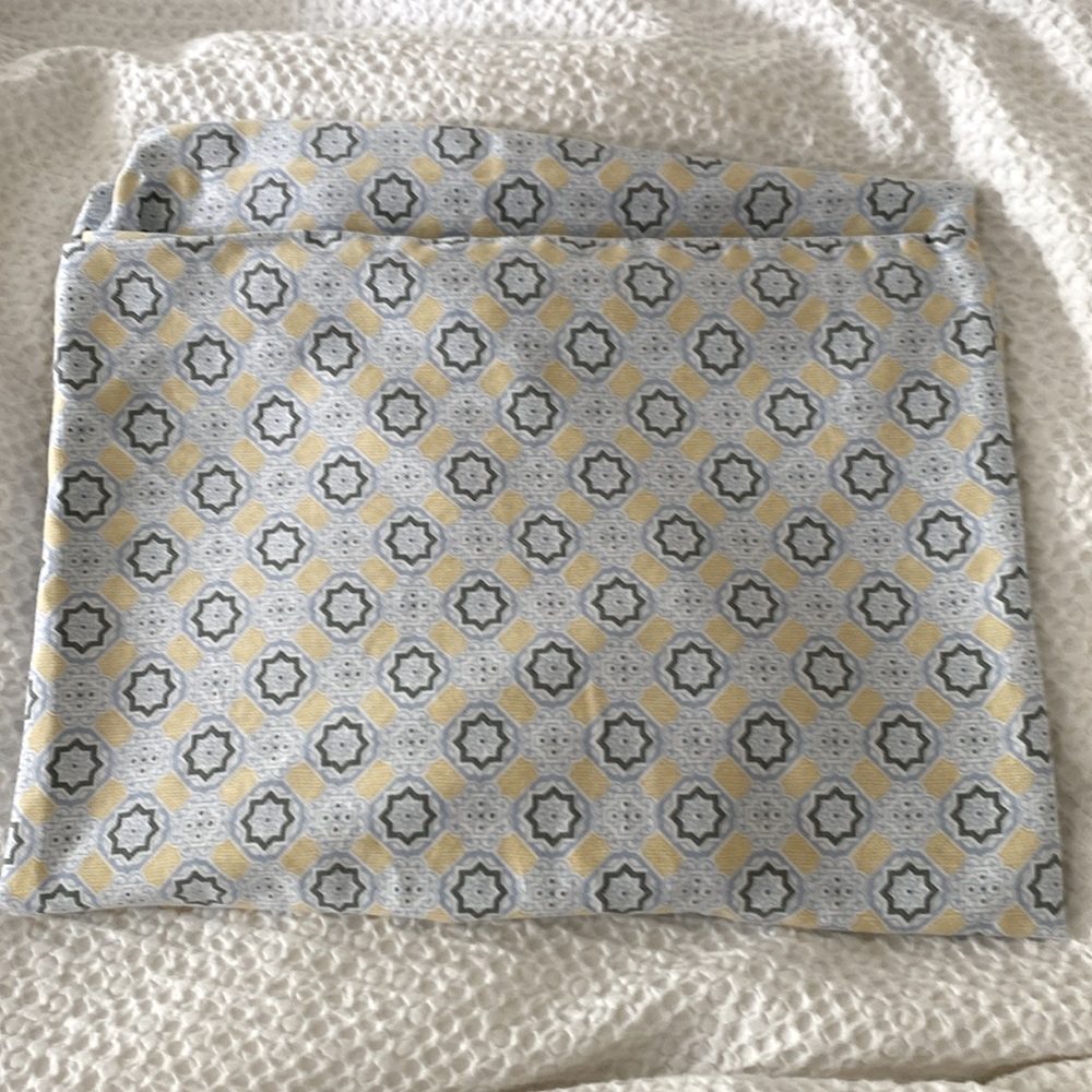 Serena & Lily Blue, Yellow and Gray Decorative Pillow Sham